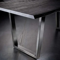 Massivholzmöbel|Küchentisch*Pharao24 Baumkanten Esstisch Hiscura