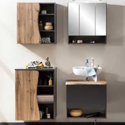 Pharao24 Baumkanten Optik Bad Set Eleon> Badmöbel Sets