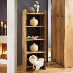 Wohnzimmerregale|Massivholzregale*Pharao24 Baumkanten Regal Foresta