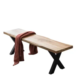 Küchenbank|Sitzbänke*Pharao24 Baumkanten Sitzbank Aostata