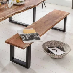 Küchenbank|Esszimmerbänke*Pharao24 Baumkantenbank Feconda