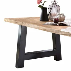 Küchentisch|Esstische*Pharao24 Baumkanten-Tisch Ortensia