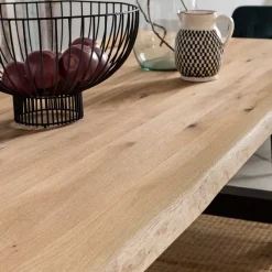 Küchentisch|Esstische*Pharao24 Baumkanten-Tisch Ortensia