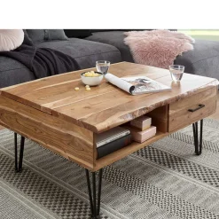 Pharao24 Baumkantentisch Pauna> Wohnzimmertisch|Massivholztische