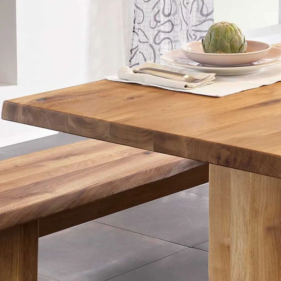 Pharao24 Baumkantentisch Varaldo> Massivholzmöbel|Küchentisch