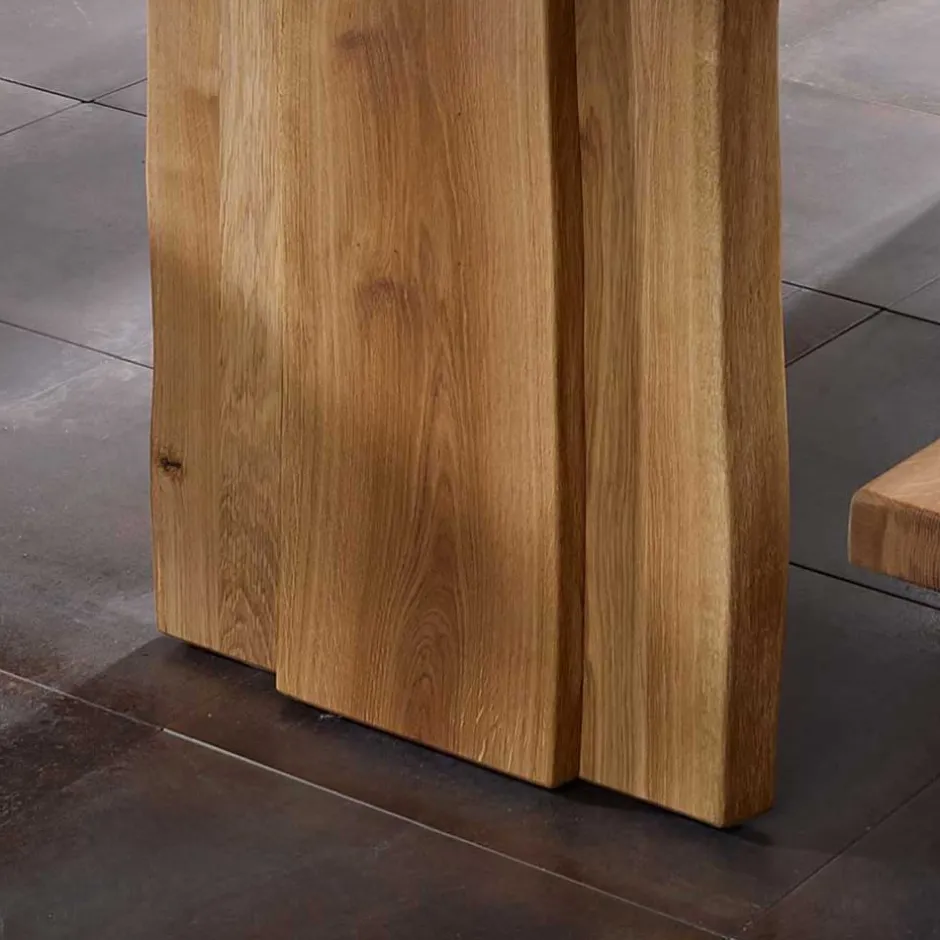 Pharao24 Baumkantentisch Varaldo> Massivholzmöbel|Küchentisch