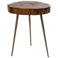 Wohnzimmertisch|Beistelltische*Pharao24 Baumscheiben Tisch Samuele