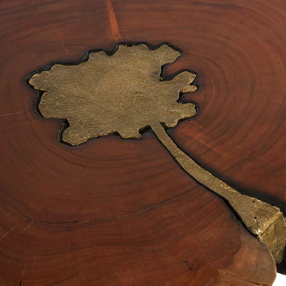 Wohnzimmertisch|Beistelltische*Pharao24 Baumscheiben Tisch Samuele