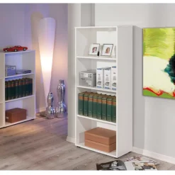 Pharao24 Bücher-Regal Borneo> Wohnzimmerregale|Bücherregale