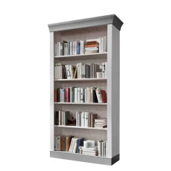 Pharao24 Bücherregal Boulogne> Wohnzimmerregale|Massivholzregale