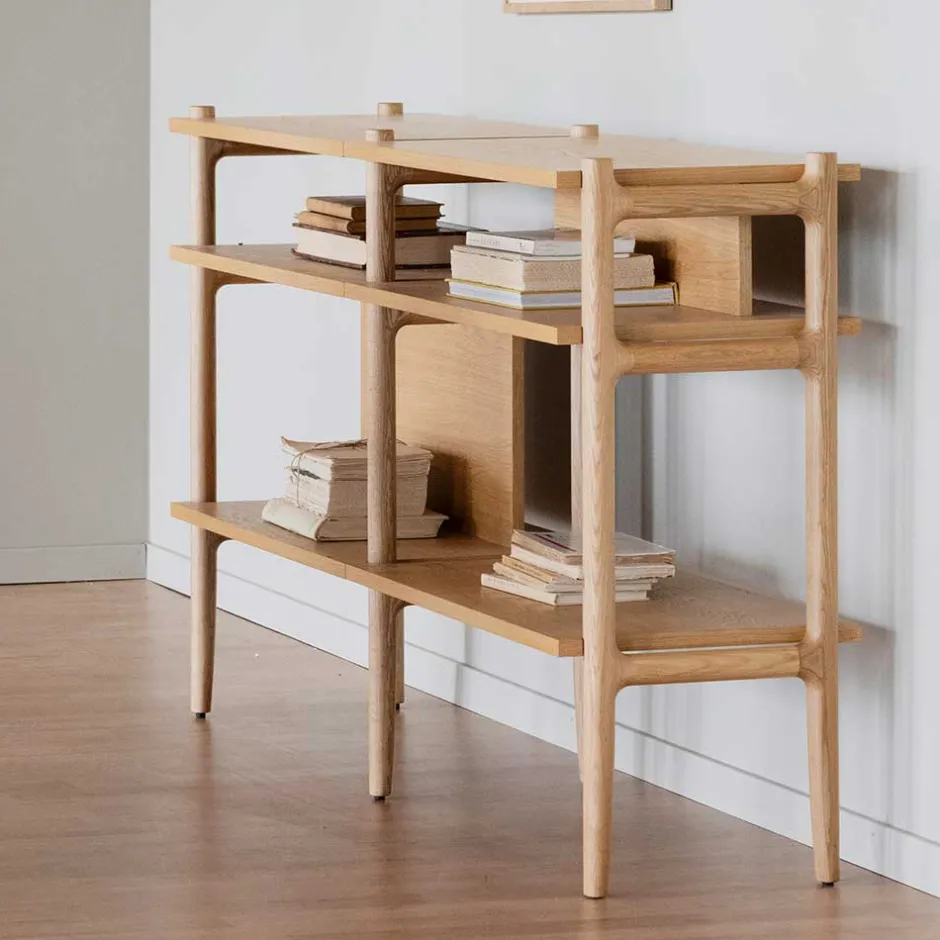 Pharao24 Bücherregal Cyoko> Wohnzimmerregale|Massivholzregale