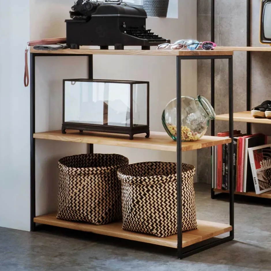 Massivholzmöbel|Wohnzimmerregale*Pharao24 Bücherregal Dairos