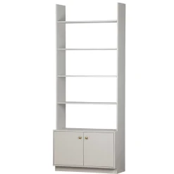 Pharao24 Bücherregal Novelya> Wohnzimmerregale|Massivholzregale