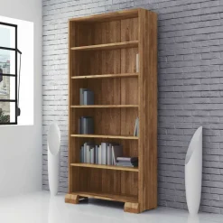 Pharao24 Bücherregal Sascora> Massivholzmöbel|Wohnzimmerregale