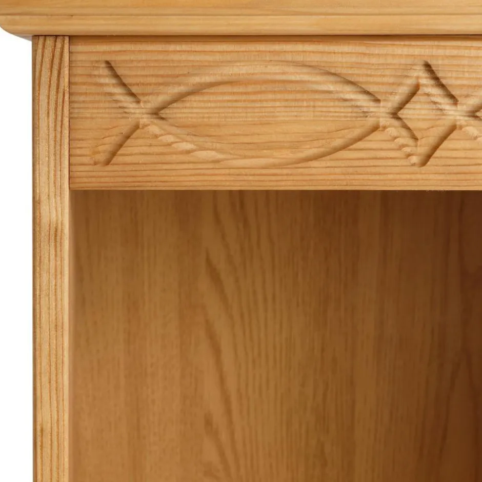 Pharao24 Bücherregal Sydney> Wohnzimmerregale|Massivholzregale