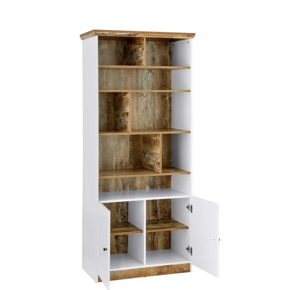 Pharao24 Bücherschrank Aggios> Wohnzimmerregale|Bücherregale