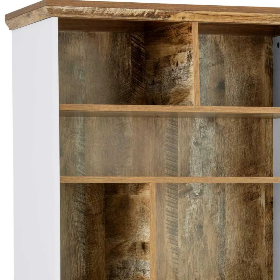 Pharao24 Bücherschrank Aggios> Wohnzimmerregale|Bücherregale