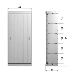 Bücherschränke*Pharao24 Bücherschrank Leonhard