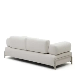 3 Sitzer Sofa*Pharao24 Beige Wohnzimmercouch Vivo