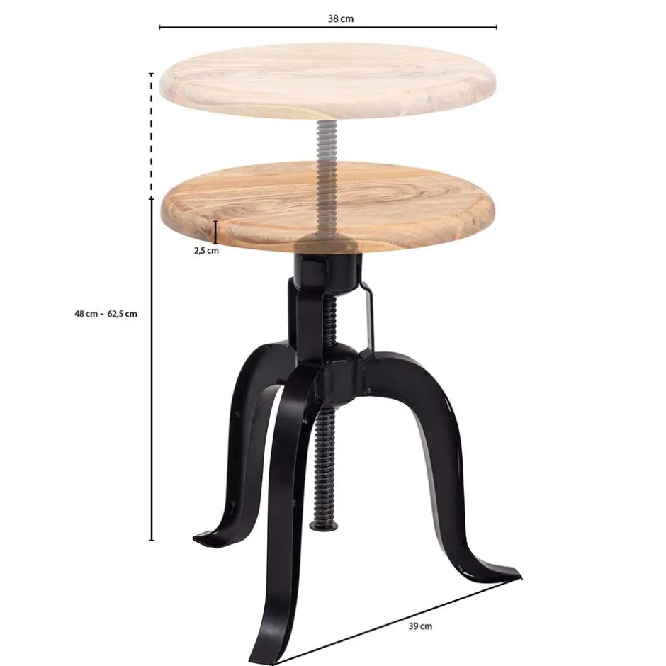 Pharao24 Beistellhocker Gorges> Sitzhocker|Garderobenhocker