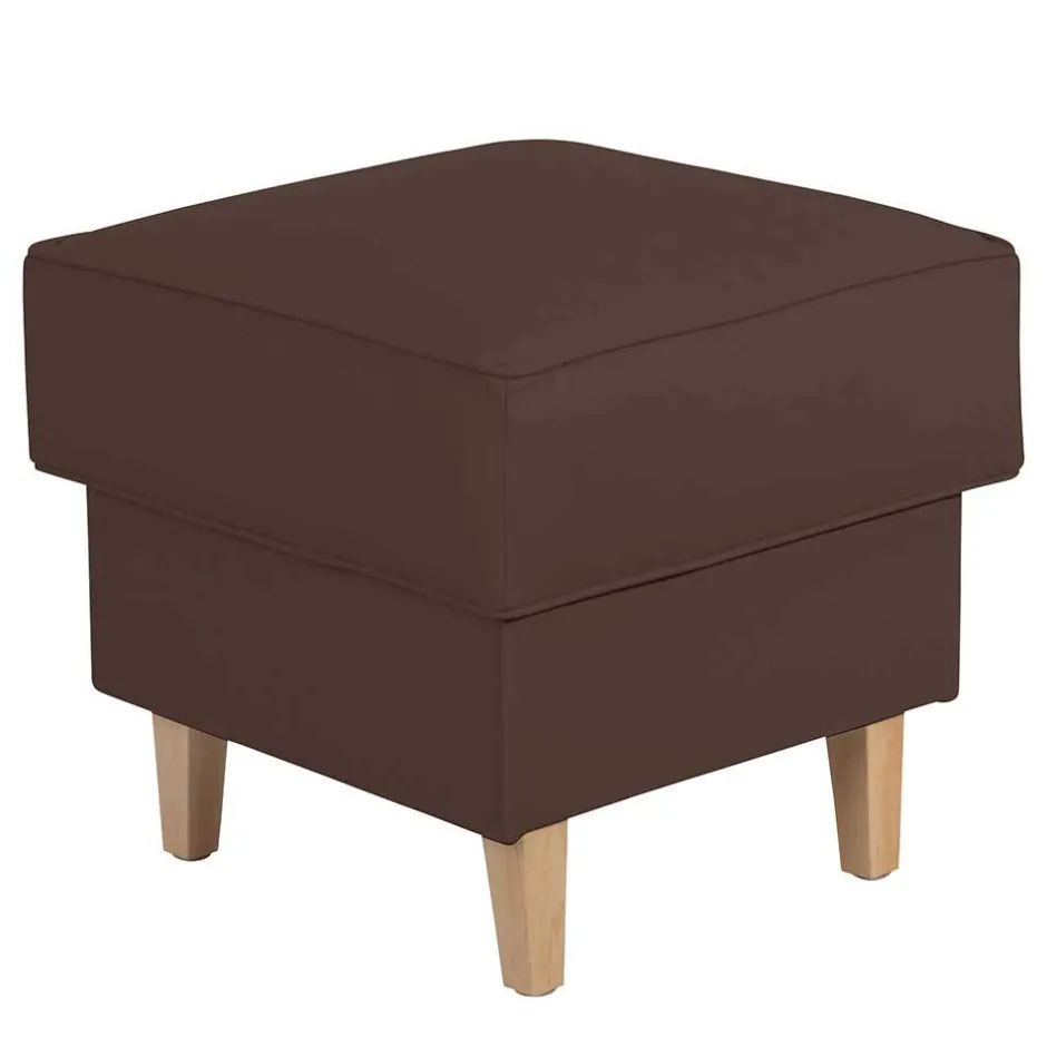 Pharao24 Beistellhocker Kunstleder Julian> Garderobenhocker