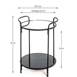 Glastische*Pharao24 Beistelltisch Dredali