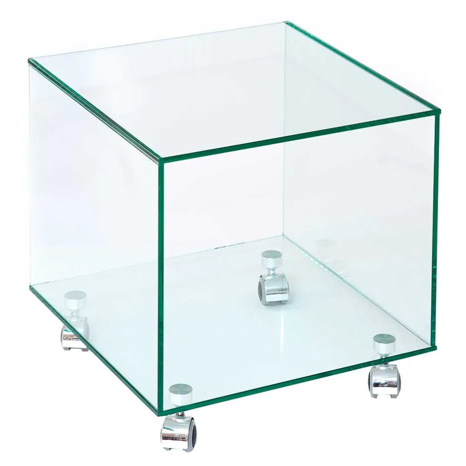 Glastische*Pharao24 Beistelltisch Jenfa