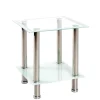 Glastische*Pharao24 Beistelltisch Mailak