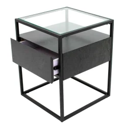Pharao24 Beistelltisch mit Schublade Onessy> Glastische