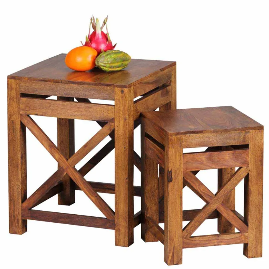 Beistelltische*Pharao24 Beistelltisch Set Virona