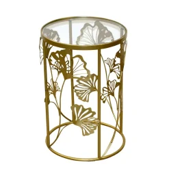 Glastische*Pharao24 Beistelltisch Sofa Enetta