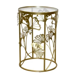 Glastische*Pharao24 Beistelltisch Sofa Enetta