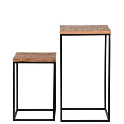 Telefontische|Blumensäulen*Pharao24 Beistelltisch Sofa Laxya