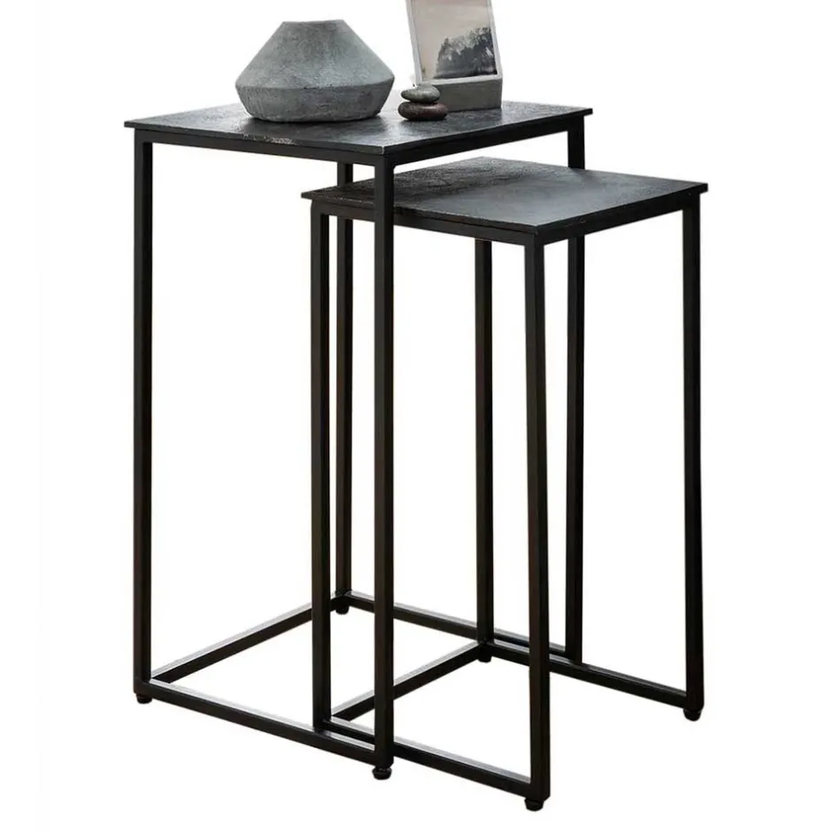Wohnzimmertisch|Beistelltische*Pharao24 Beistelltische Metall Merusha