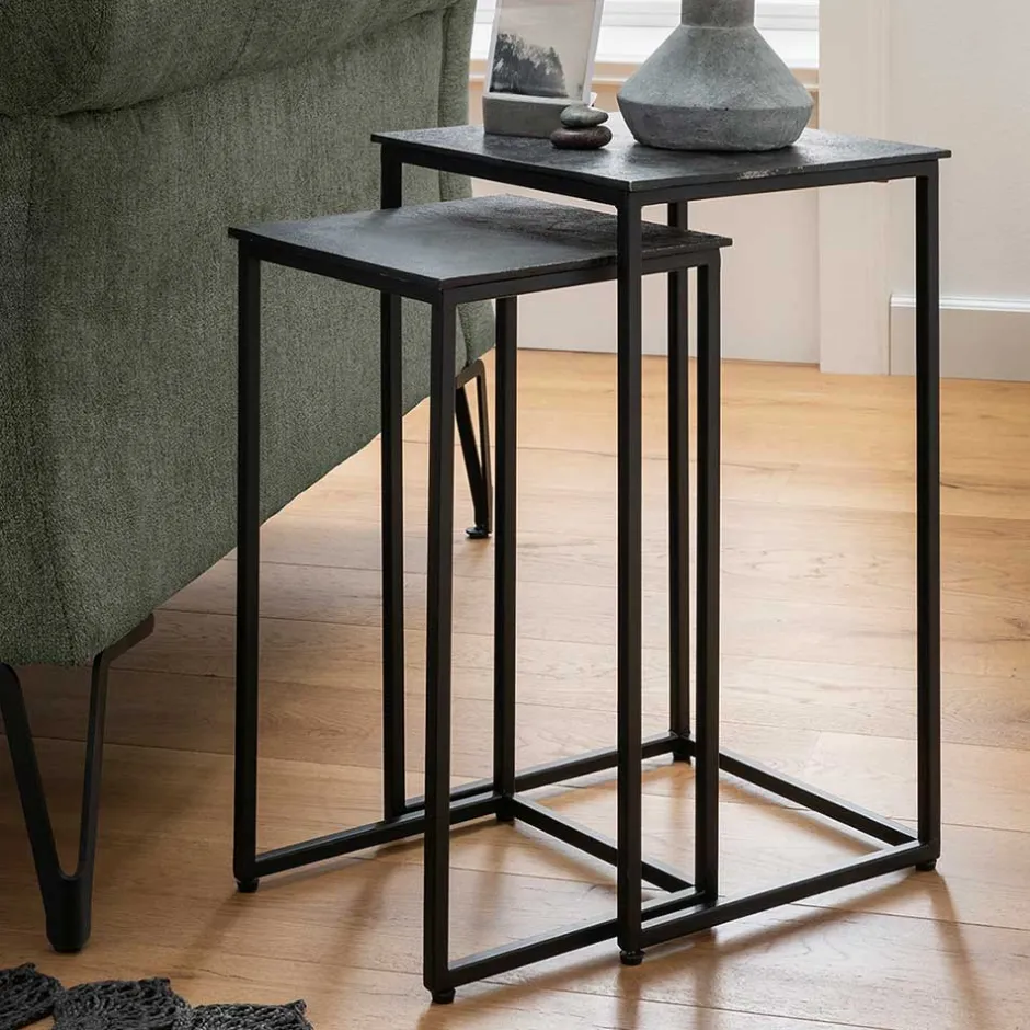 Wohnzimmertisch|Beistelltische*Pharao24 Beistelltische Metall Merusha