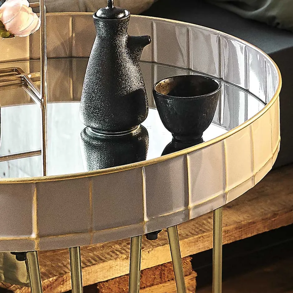 Glastische*Pharao24 Beistelltische modern Matius