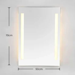 Wandspiegel|Spiegel*Pharao24 Beleuchteter Wandspiegel Akzenta