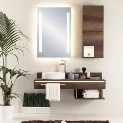 Wandspiegel|Spiegel*Pharao24 Beleuchteter Wandspiegel Akzenta