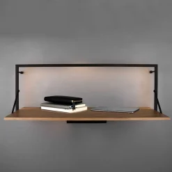 Pharao24 Beleuchtetes Wandboard Riguna> Hängeregale|Massivholzregale