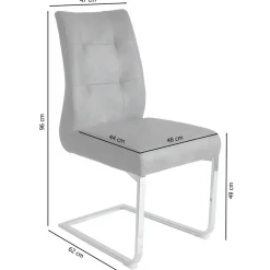 Freischwinger*Pharao24 Bequeme Freischwinger Wandawo