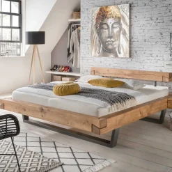 Doppelbetten|Massivholzbetten*Pharao24 Bett Cromba