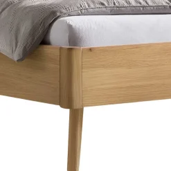 Doppelbetten|Massivholzbetten*Pharao24 Bett Eiche hell Leonare