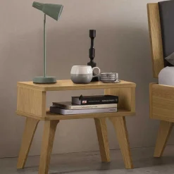 Doppelbetten|Massivholzbetten*Pharao24 Bett Eiche hell Leonare