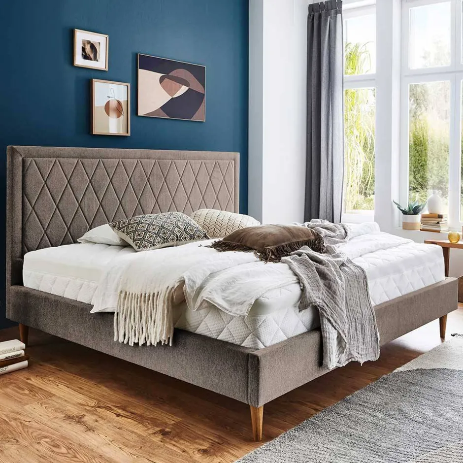 Pharao24 Bett Hellbraun Jeans> Polsterbetten