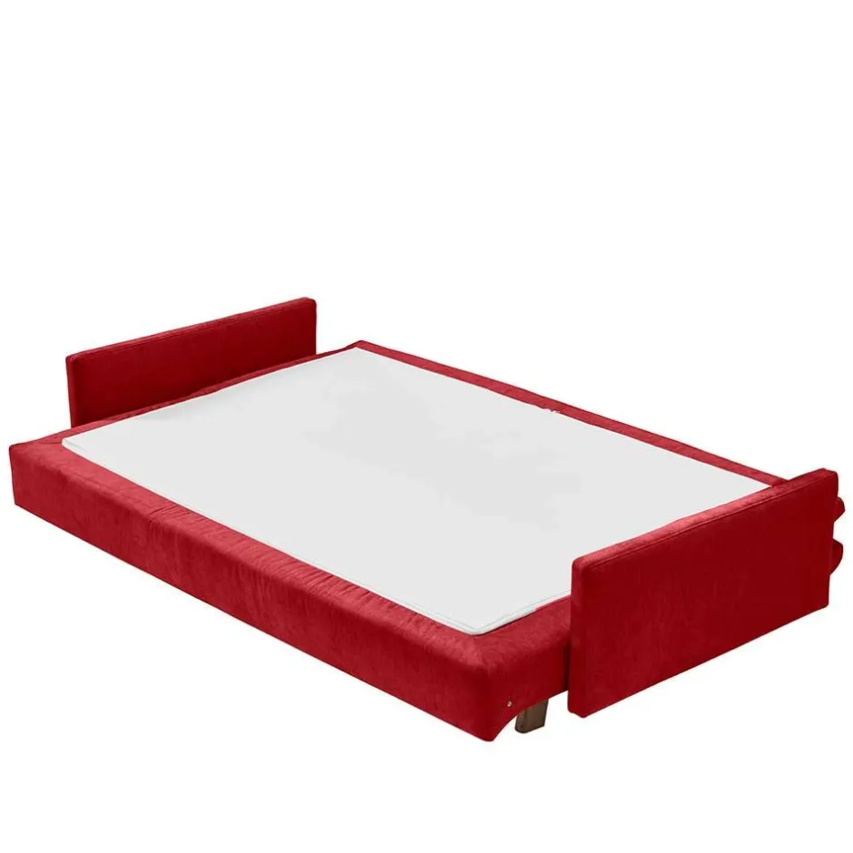 Pharao24 Bettcouch Perry> 3 Sitzer Sofa|Schlafsofas