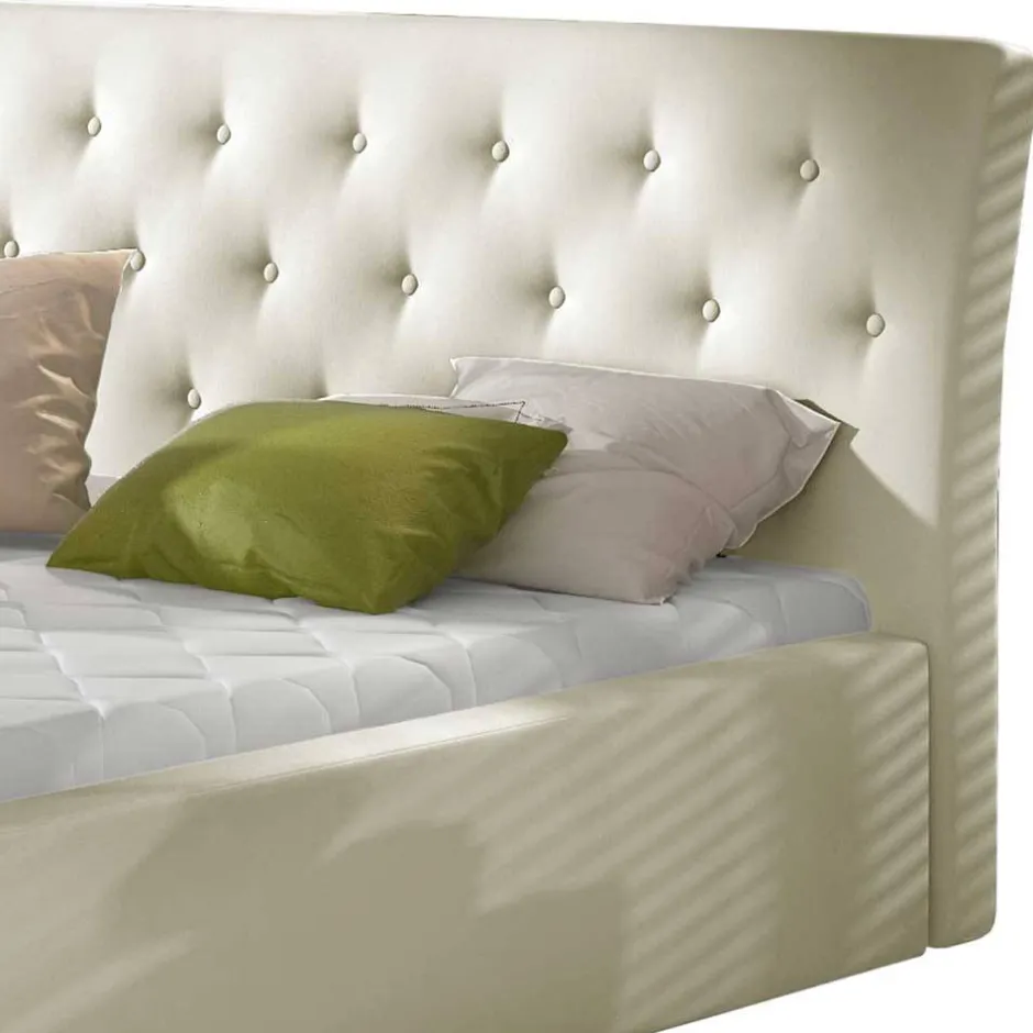 Pharao24 Bettgestell Mariah> Doppelbetten|Kunstlederbetten