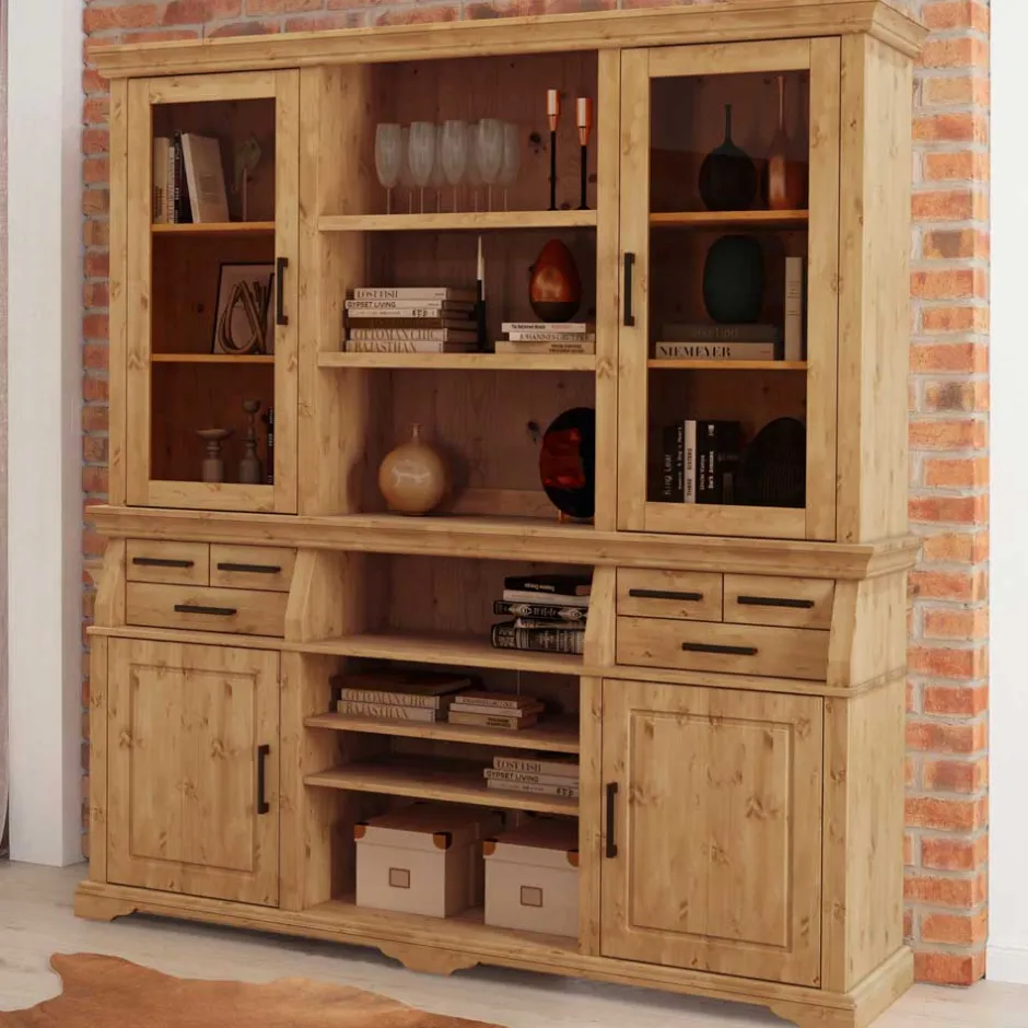 Massivholz Schränke|Anrichten*Pharao24 Büffetschrank Kaziatas