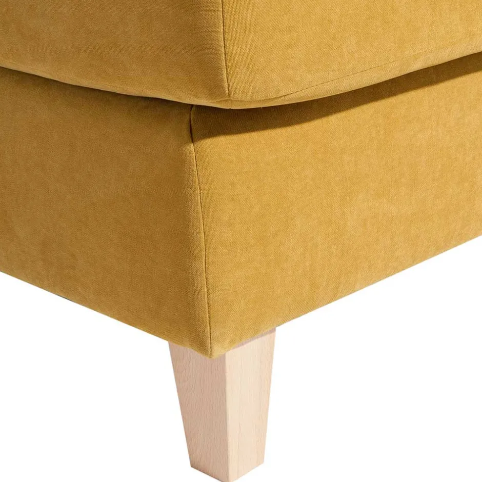 Pharao24 Big Sessel gelb Velours Mason> Wohnzimmer Sessel|Esszimmersessel