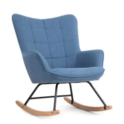 Pharao24 Blauer Schaukelsessel Conzuela><noscript><img width=