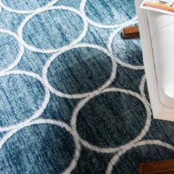 Teppiche*Pharao24 Blauer Teppich Acasa